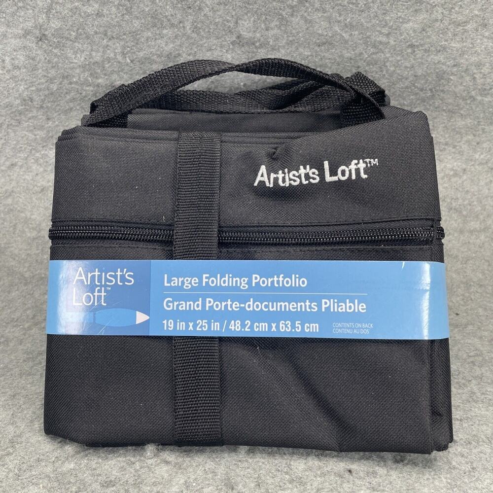 Artist's Loft Large Nylon Folding Portfolio 19" x 25" Lot of 4 NEW